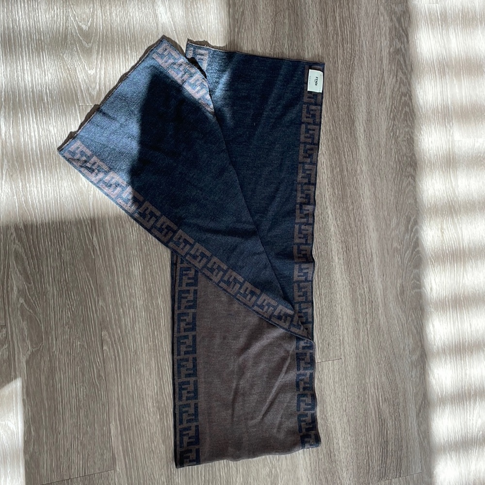 Fendi brown scarf